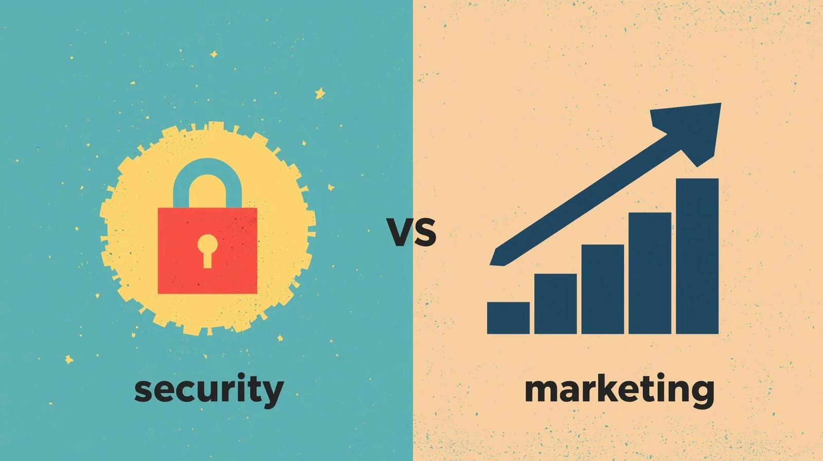 Visuel article Security vs Marketing